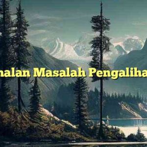 Pengenalan Masalah Pengalihan Aset