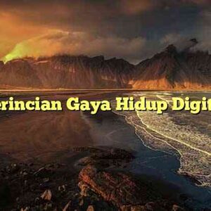 Perincian Gaya Hidup Digital